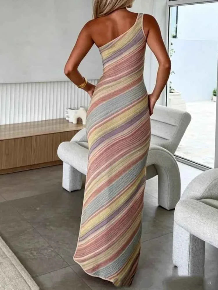 Vestido de Verano Elegante con Hombros Descubiertos | Beainmmry | Lanzamiento 2026