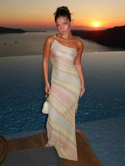 Vestido de Verano Elegante con Hombros Descubiertos | Beainmmry | Lanzamiento 2026
