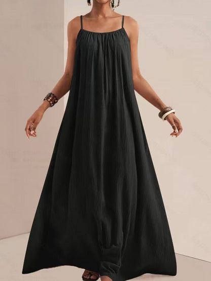 Spaghetti Strap Flowy Maxi Dress