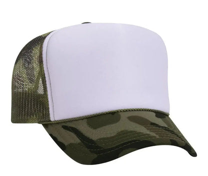 I Get Us In Trouble Adult Otto Foam Trucker Hat