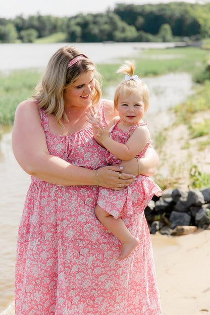 The Kiley Tank Dress in Watermelon Sorbet