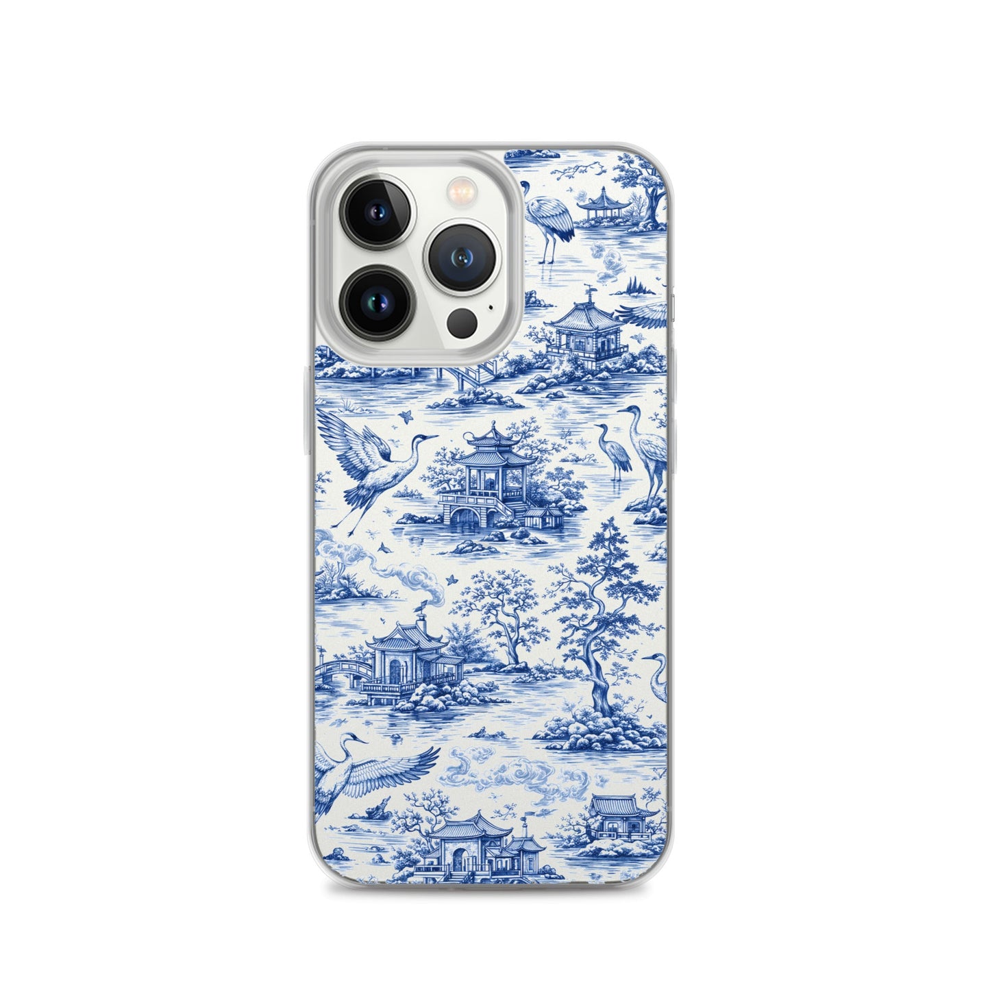 Storks Chinoiserie Clear Case for iPhone