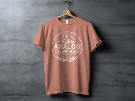 Analog Compass Heritage: The Explorer's Adventure Tee