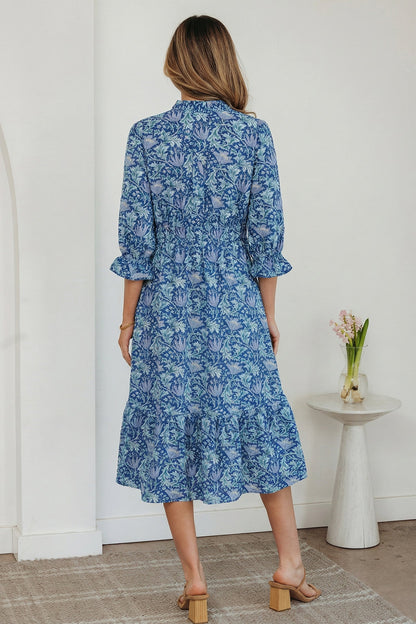 Athena Bracelet Sleeve Long Dress