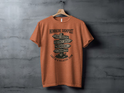 Nowhere Signpost Adventure: Backcountry Outpost Shirt