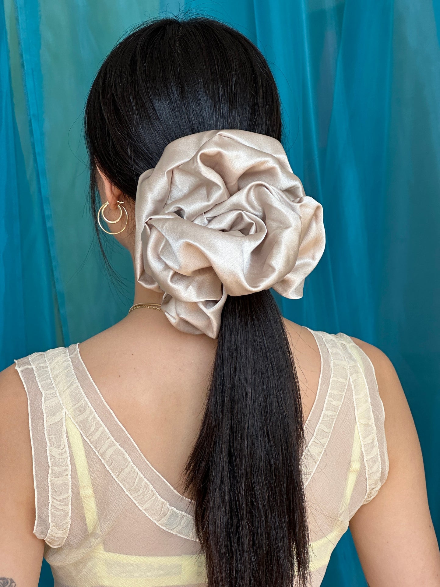 Giant Satin Scrunchie