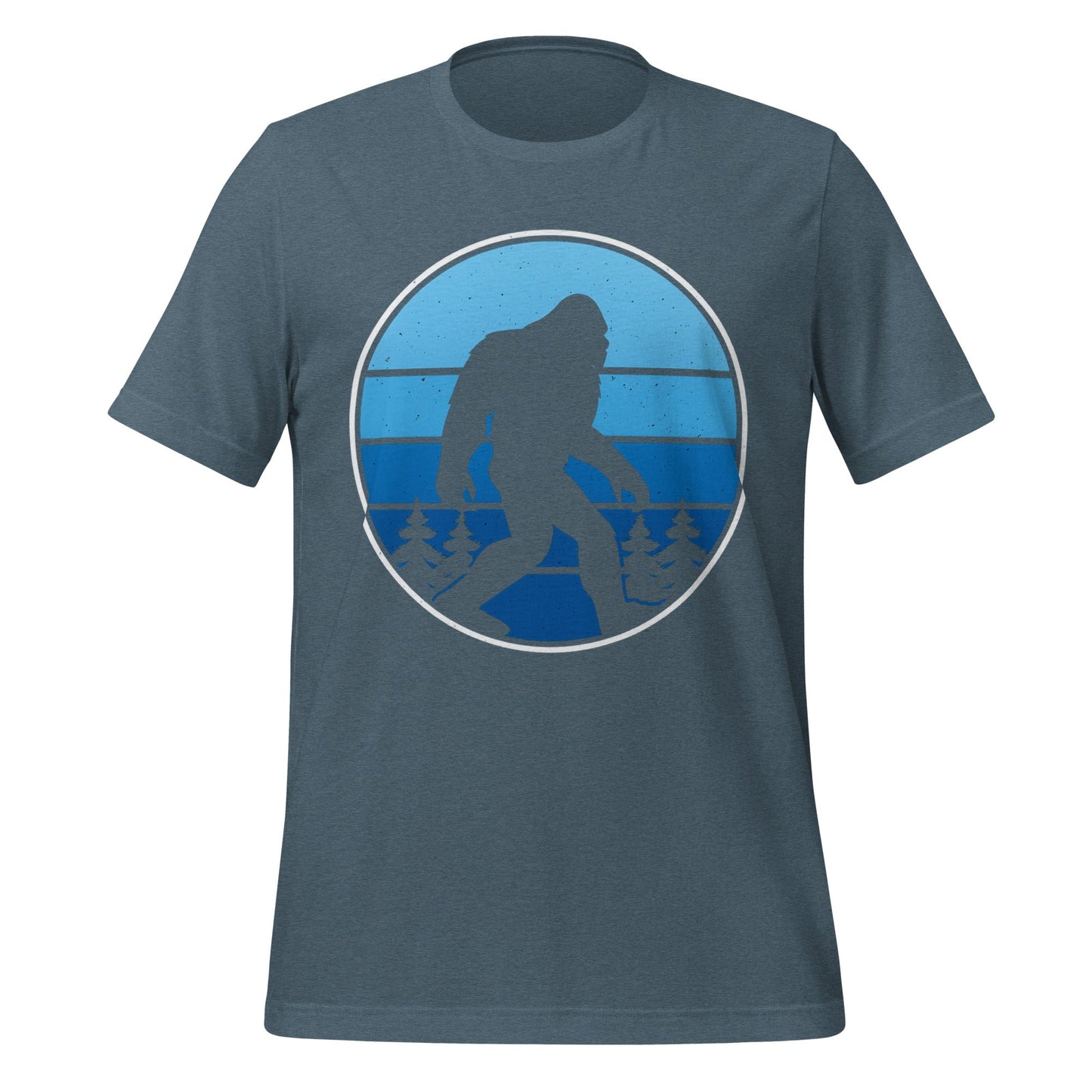 Kentucky Bigfoot T-Shirt | Blue Forest Silhouette Glow | Classic