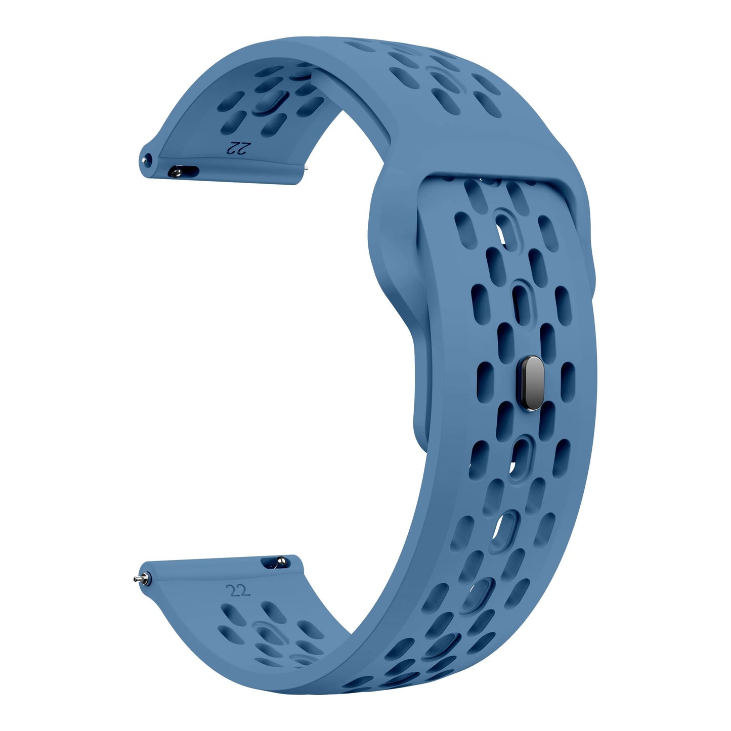 18mm, 20mm, 22mm, Strap for Samsung Galaxy Watch 7 FE 6 5 4 5Pro 6/4Classic Silicone Band for Huawei GT5 Pro 46mm GT4/3Pro Bracelet