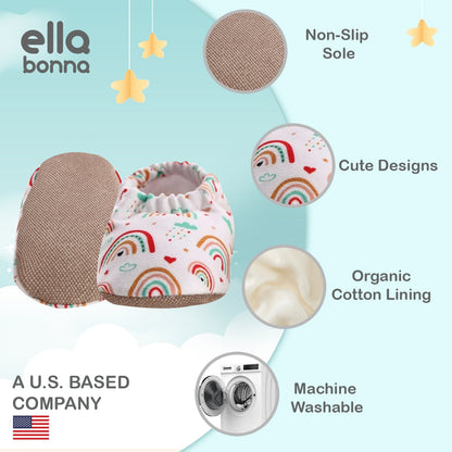 Ella Bonna Baby Moccasins, Slippers, Fruits