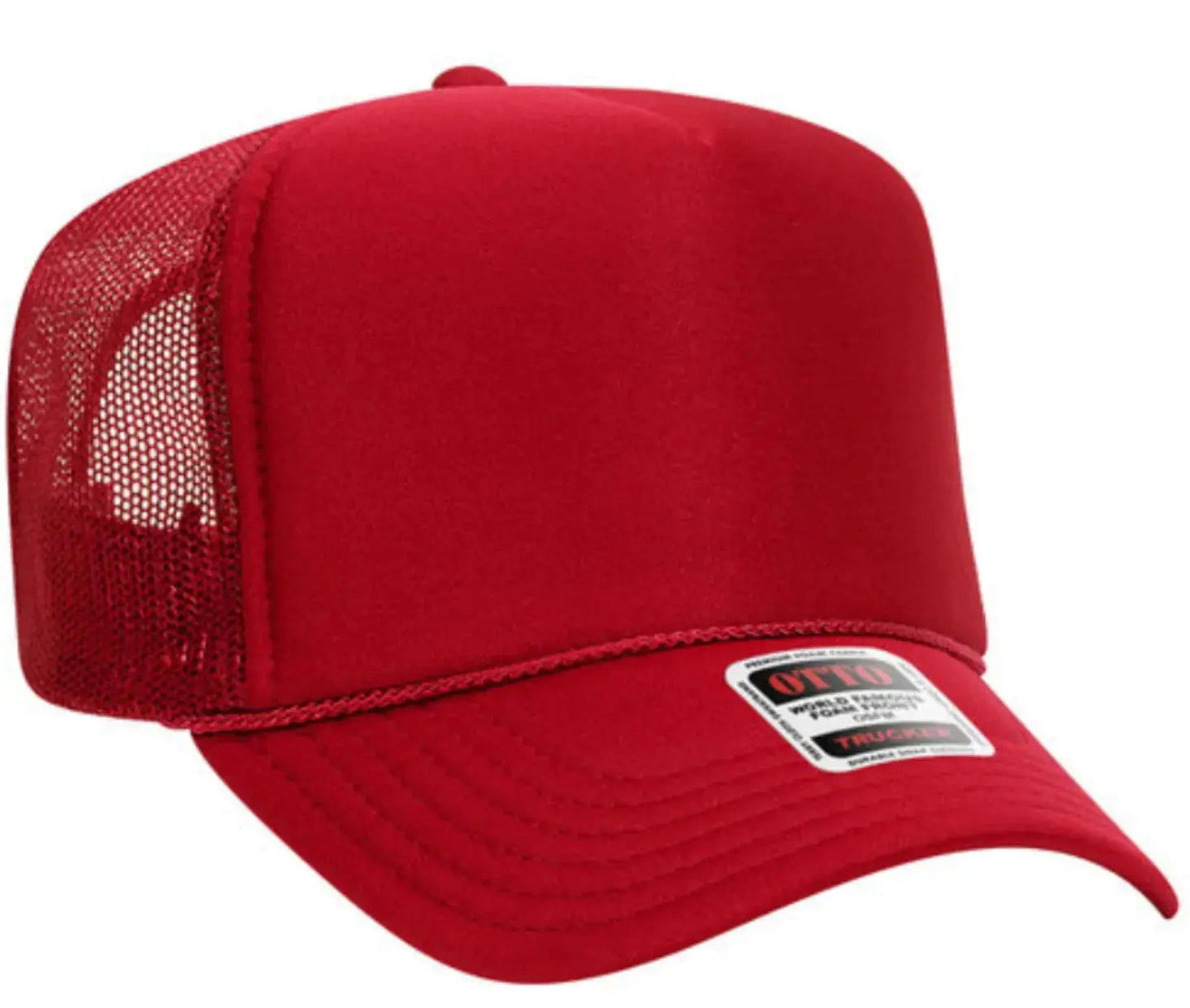 It's River Time Neon Pink Design Adult Otto Foam Trucker Hat