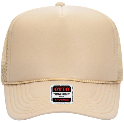 I Get Us In Trouble Adult Otto Foam Trucker Hat