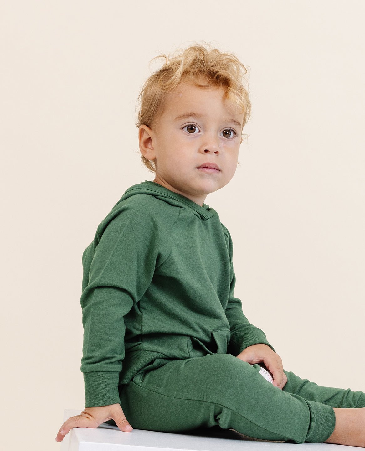 The Coziest Jogger in Moss