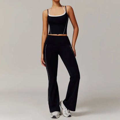 Two-Piece Halter High Waist Activewear