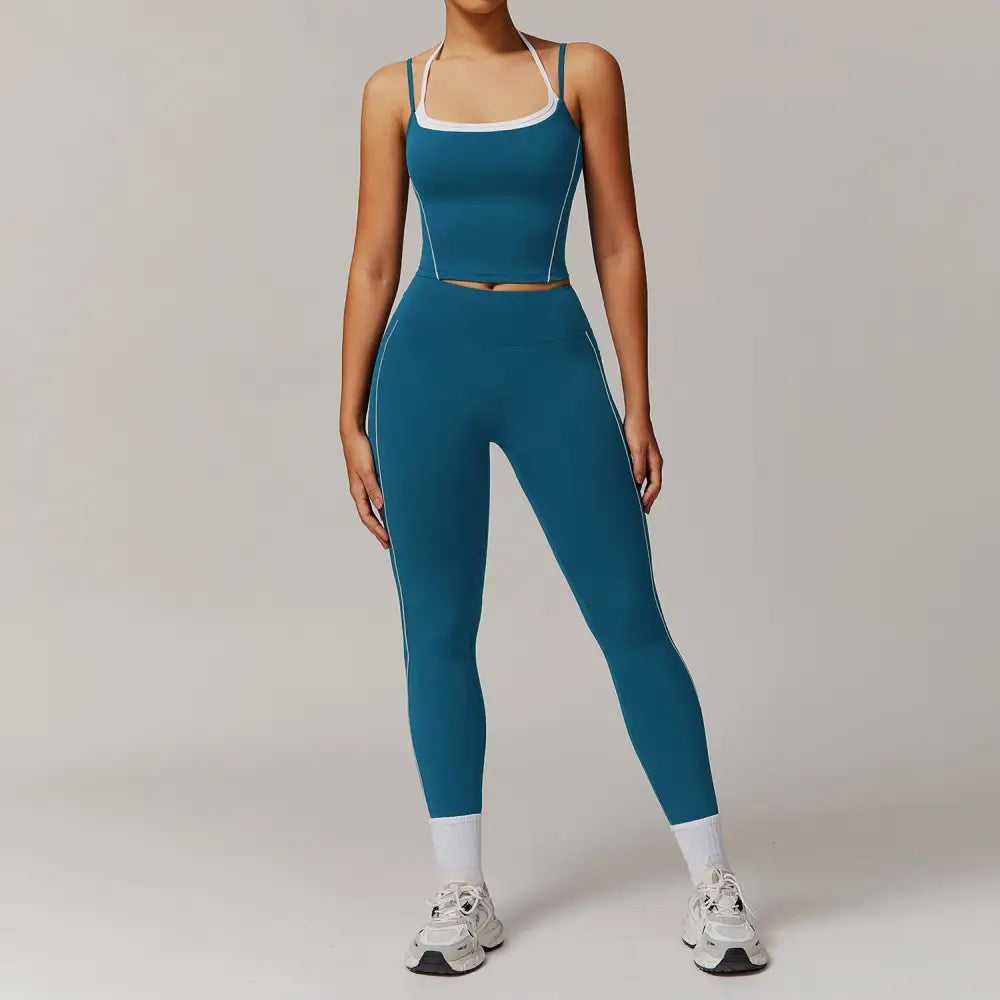 Two-Piece Halter High Waist Activewear