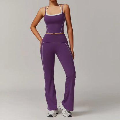 Two-Piece Halter High Waist Activewear