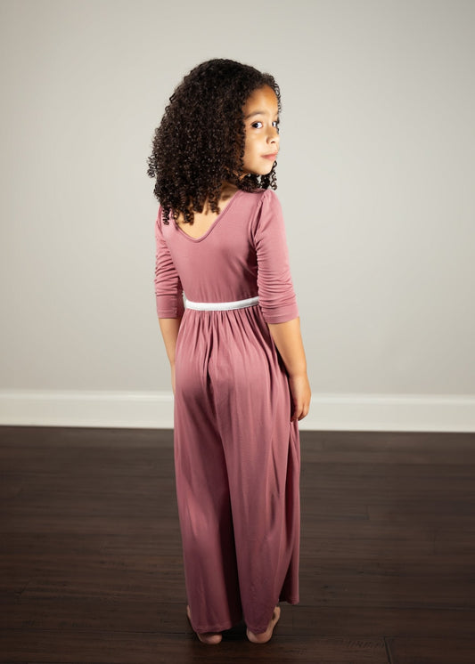 Wide Leg Romper in Romantic Rose